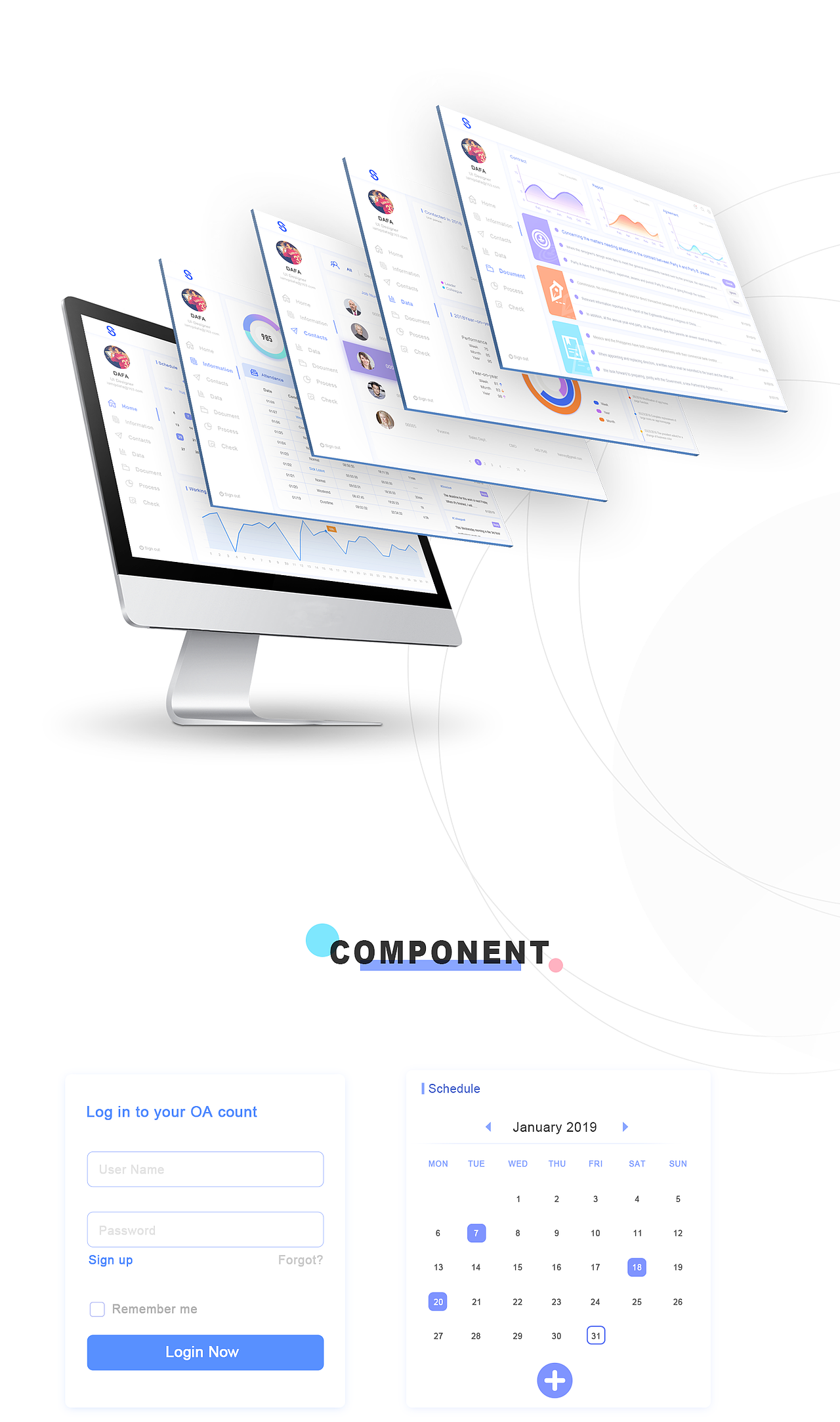 OFFICE ADMINISTRATION DASHBOARD