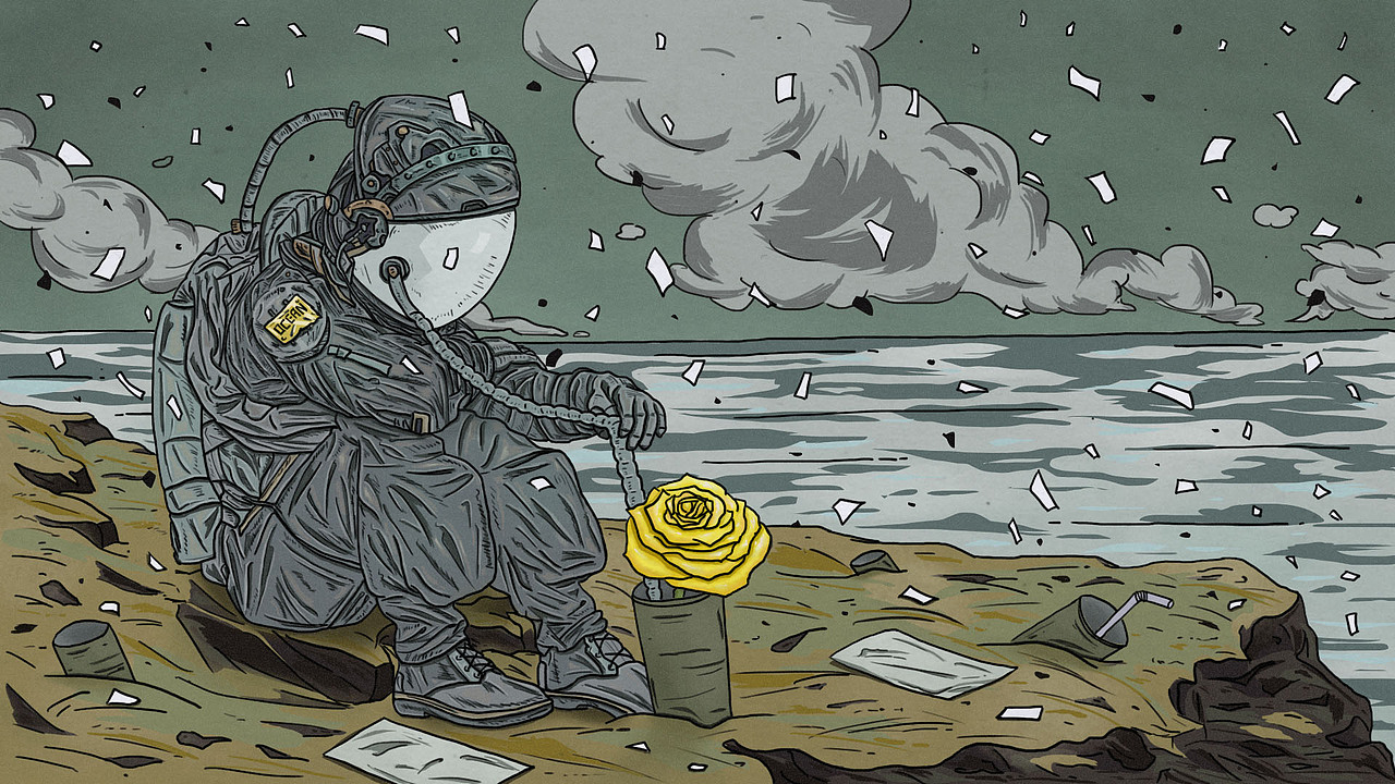 The Last Flower on earth（图ZMTU1MDQ4NDA0） - 创作习作 - 站酷设计师Ocean52原创素材 - 站酷ZCOOL