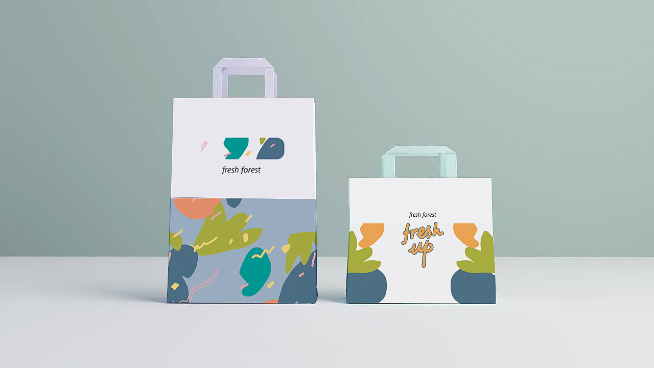 freshforest包装图案设计