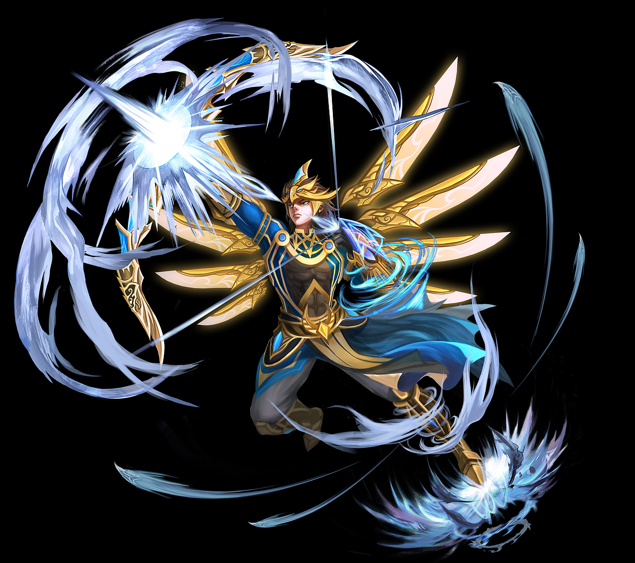 射手荷鲁斯（图ZMjU4ODg1NDk2） - 游戏原画 - 站酷设计师KAOMI弎震原创素材 - 站酷ZCOOL