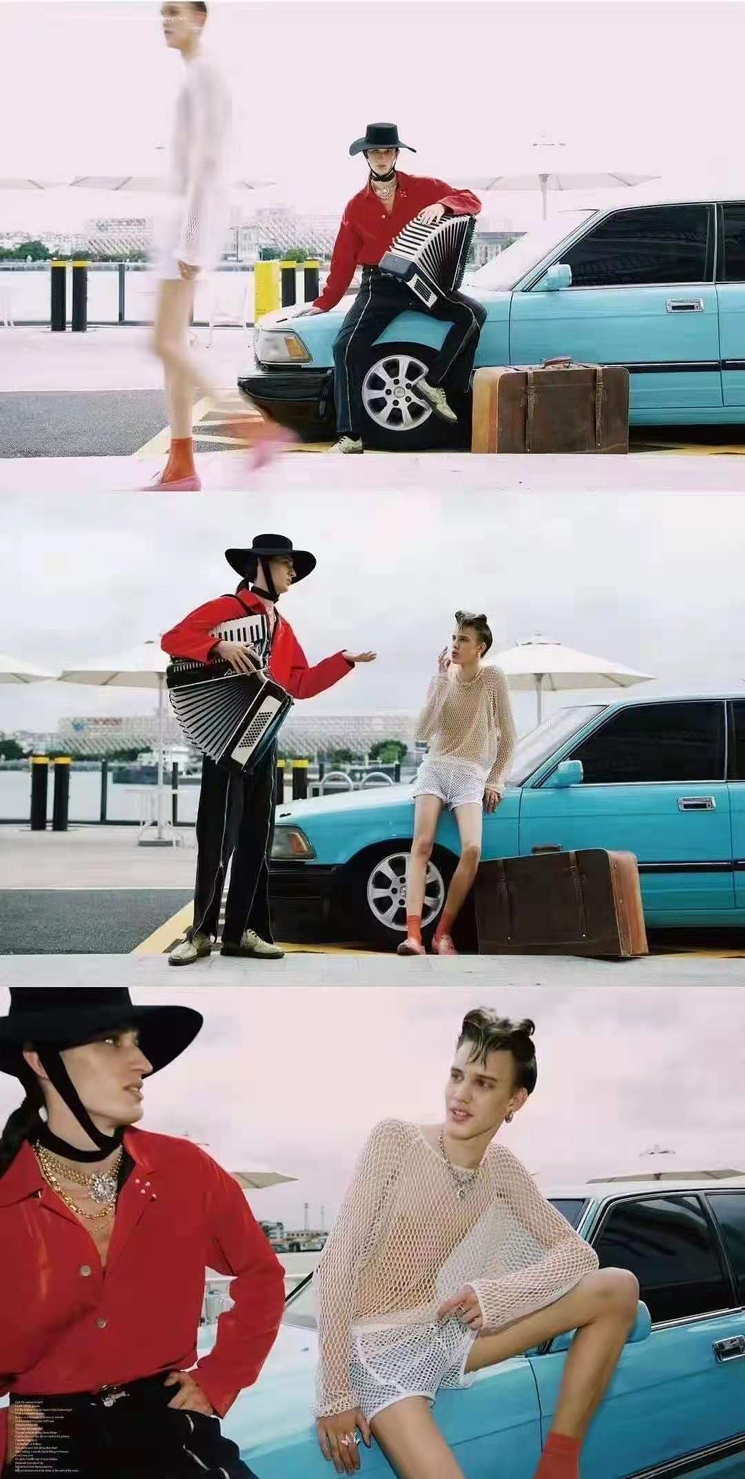 大艺术家alex 长发男外模