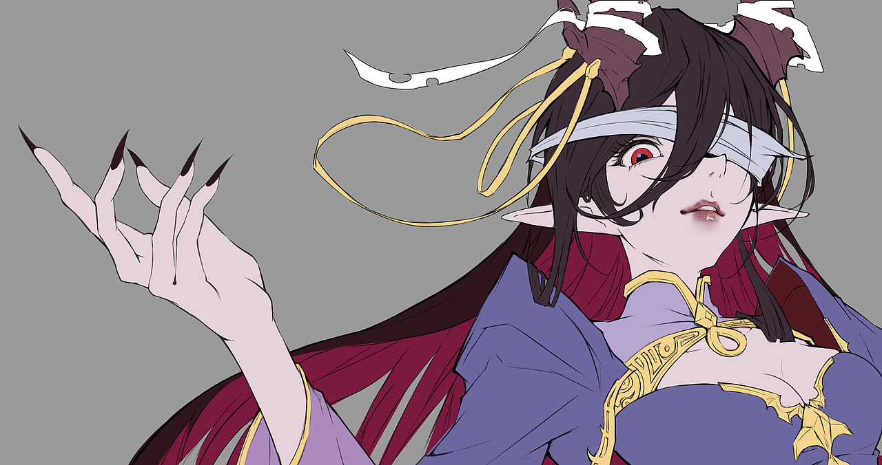 我的御剑日记 - 旱魃特写绘制（图ZMjg0NDgwMDUy） - 商业插画 - 站酷设计师JessonWong原创素材 - 站酷ZCOOL