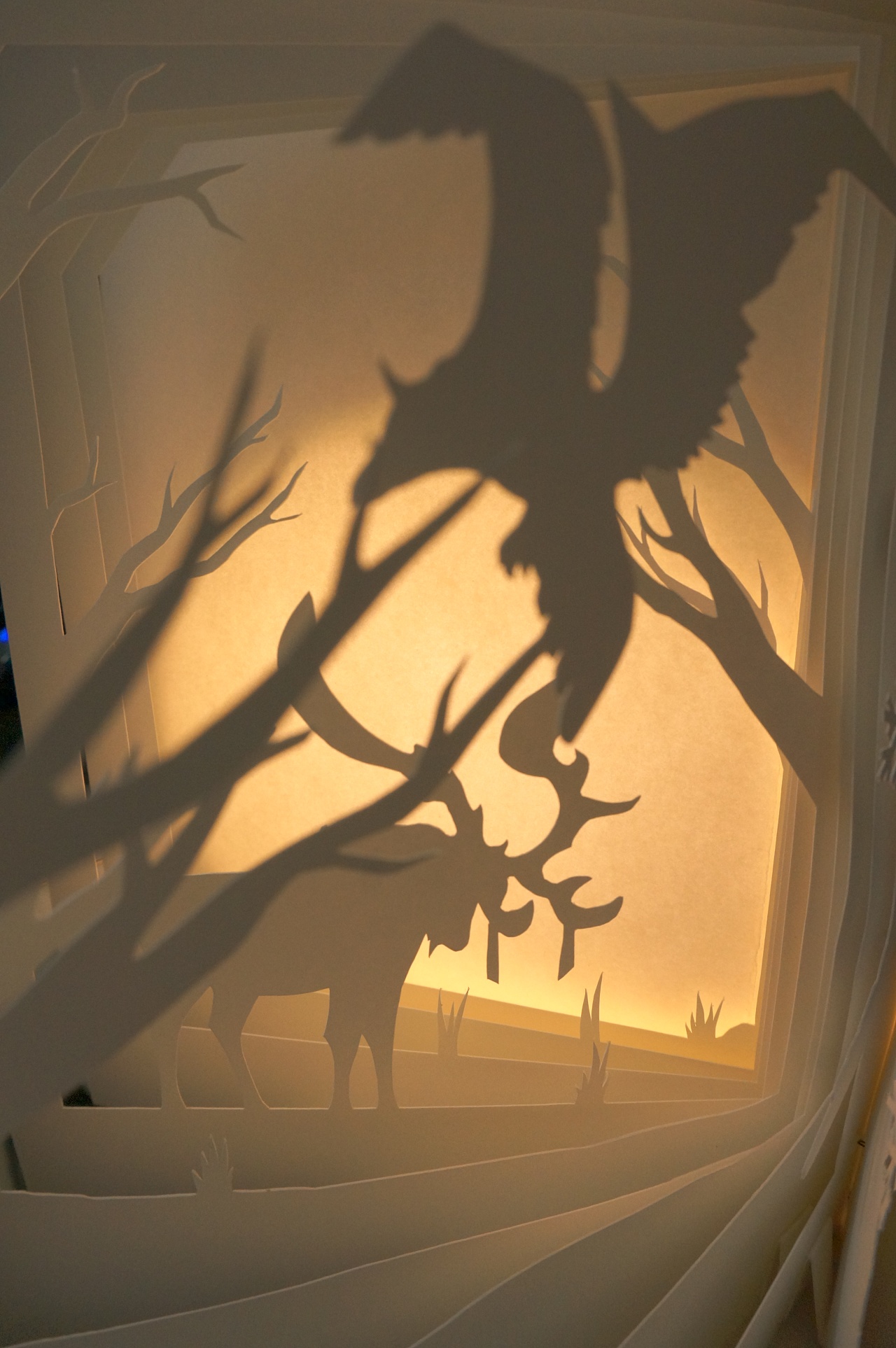 魔兽世界主题纸雕立体书手工书