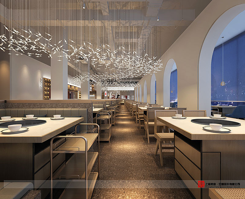 周口“小格乾坤”火锅店设计-梵意郑州餐饮设计公司（图ZMTgwNzkxMTE2） - 酒店餐饮设计 - 站酷设计师郑州餐饮设计公司原创素材 - 站酷ZCOOL
