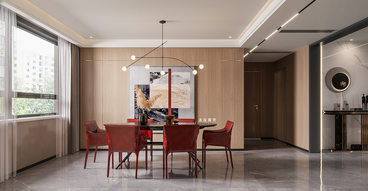 现代混侘寂客餐厅表现