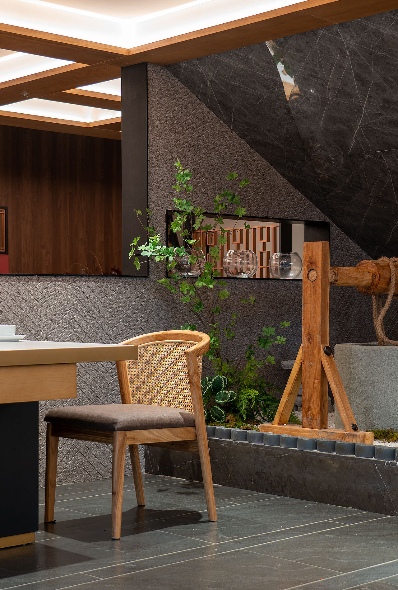 吉造新作 | 都市里的质朴空间 饕林天府三街店（图ZMjc5Njg4MTY0） - 酒店餐饮设计 - 站酷设计师吉造设计原创素材 - 站酷ZCOOL