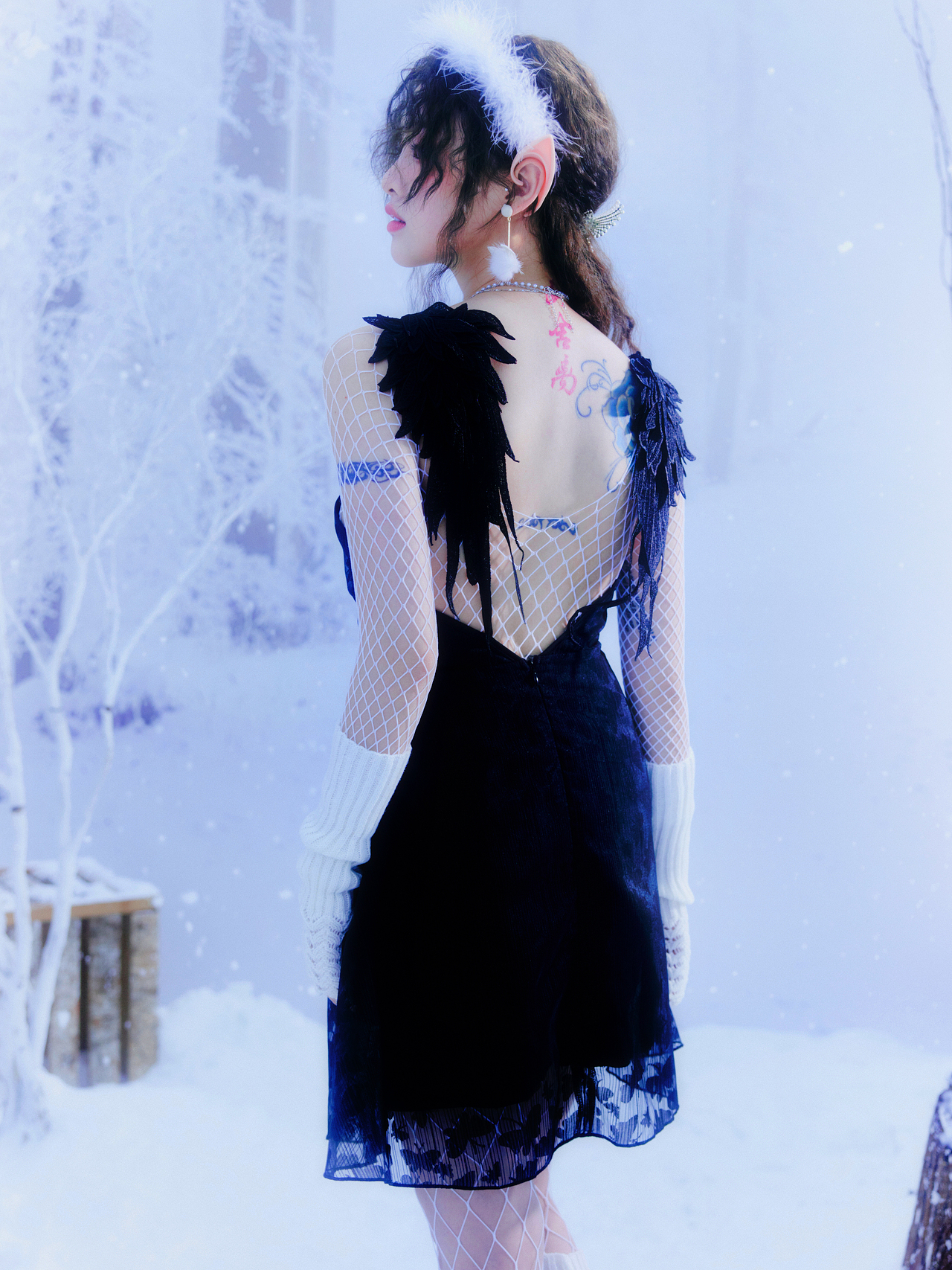 雪地精灵banner|跨境服装品牌拍摄