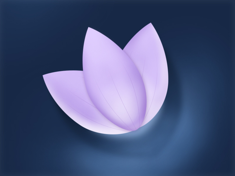 轻量拟物植物写实图标练习