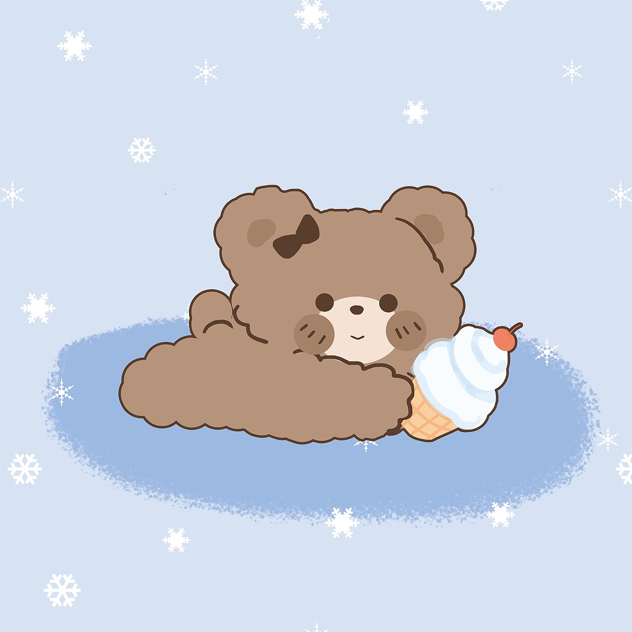 小熊的日常（图ZMjc5OTYzMjE2） - 儿童插画 - 站酷设计师高高想暴富原创素材 - 站酷ZCOOL