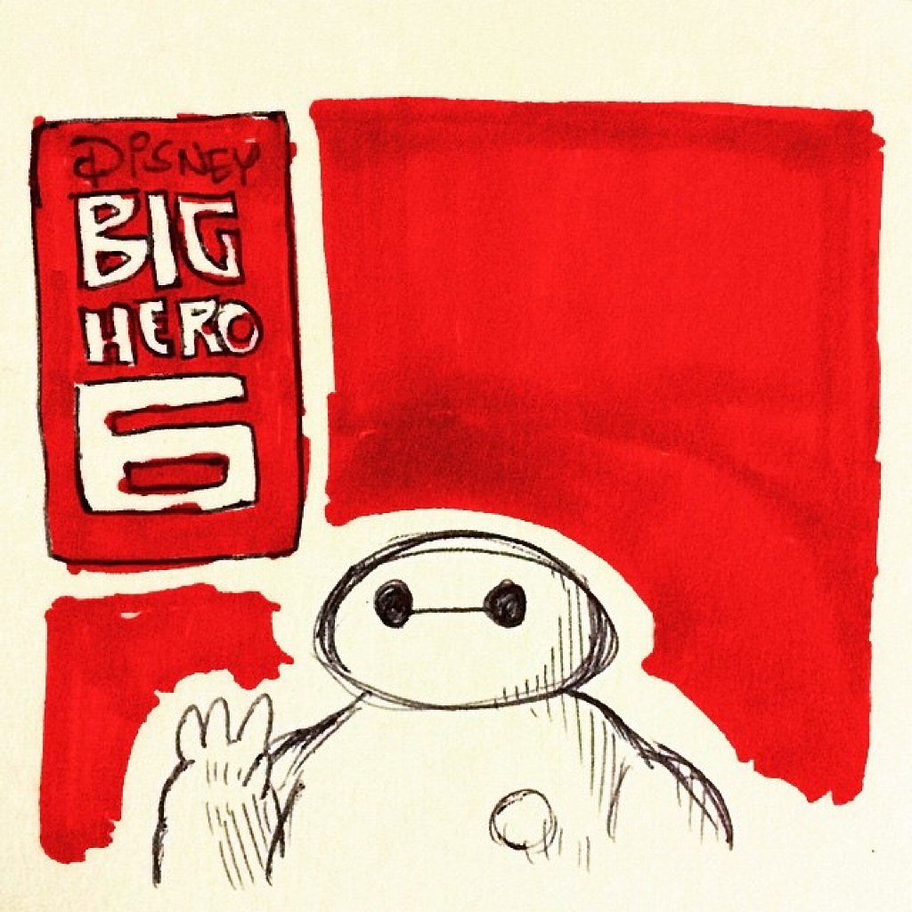 Baymax（图ZMjUyNTQyOTY=） - 新锐潮流插画 - 站酷设计师pinleader原创素材 - 站酷ZCOOL