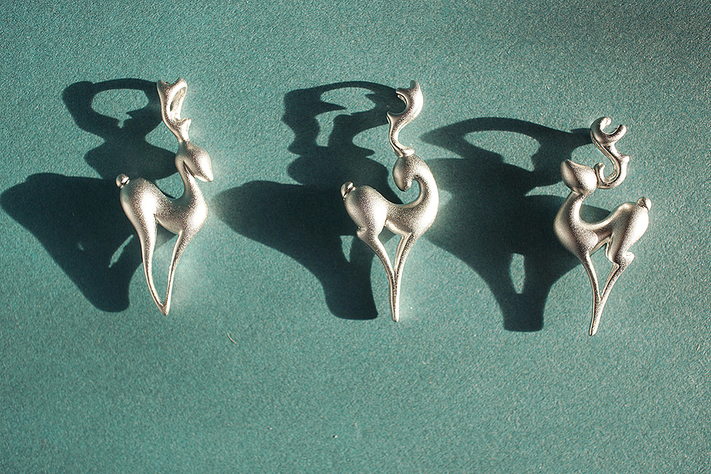 九色鹿（图ZMzI3NTMxOTQ4） - 首饰设计 - 站酷设计师白泽记原创素材 - 站酷ZCOOL