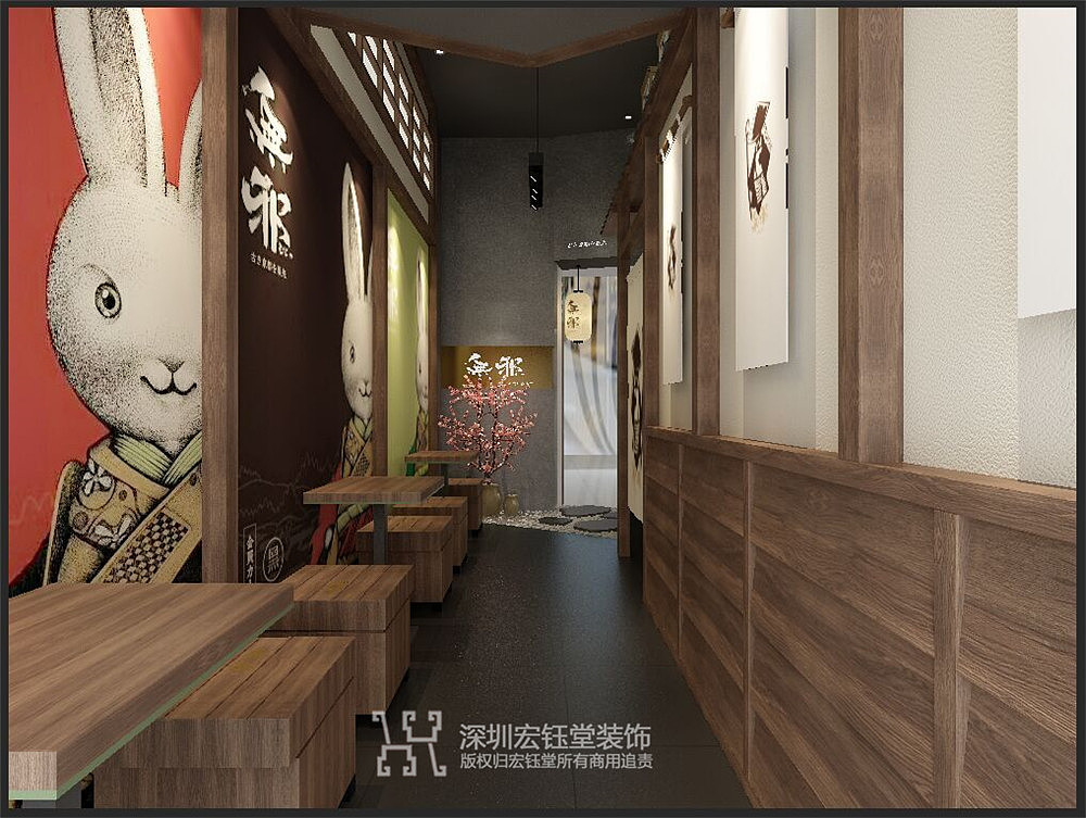 郑州网红茶饮店装修公司-郑州无邪抹茶店装修效果图