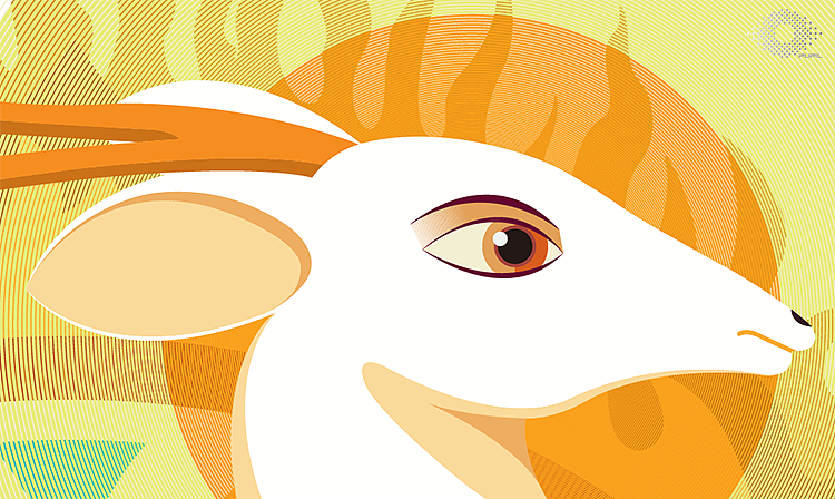 《九色鹿》海报重制（图ZMjcwNDA4NDg=） - 海报 - 站酷设计师王癫子原创素材 - 站酷ZCOOL