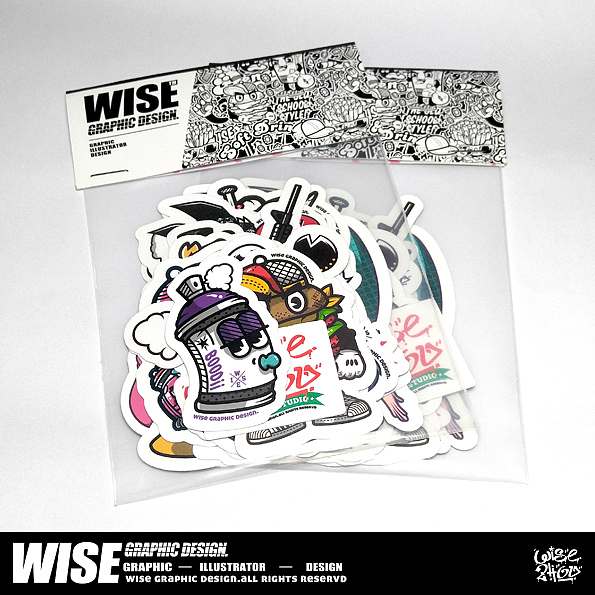 Wise Original Sticker#(图ZNTgwNjQ4NTY=) - 生活用品 - 站酷设计师大只筋肉人原创素材 - 站酷ZCOOL