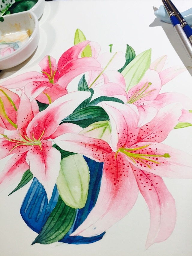 百合·兔兔（图ZNTQ5NTM2MDQ=） - 创作习作 - 站酷设计师T糖兔兔ang原创素材 - 站酷ZCOOL