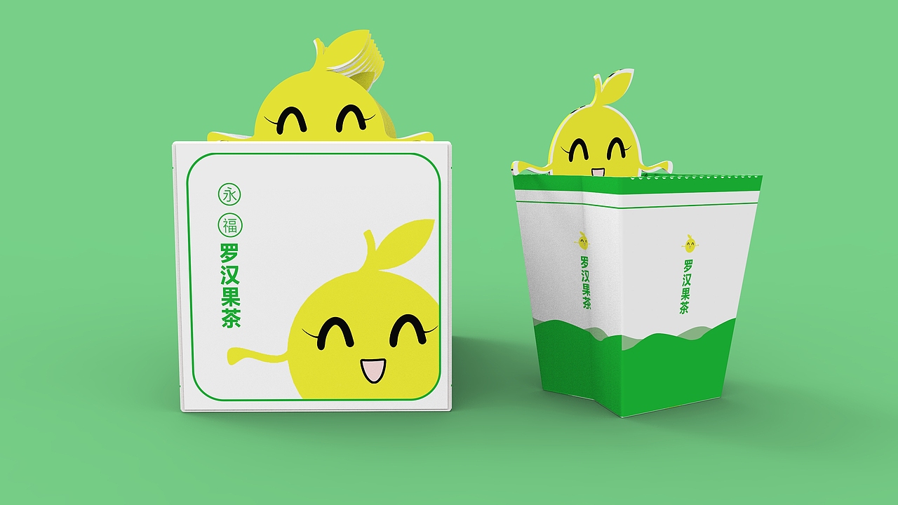 创意罗汉果茶包设计