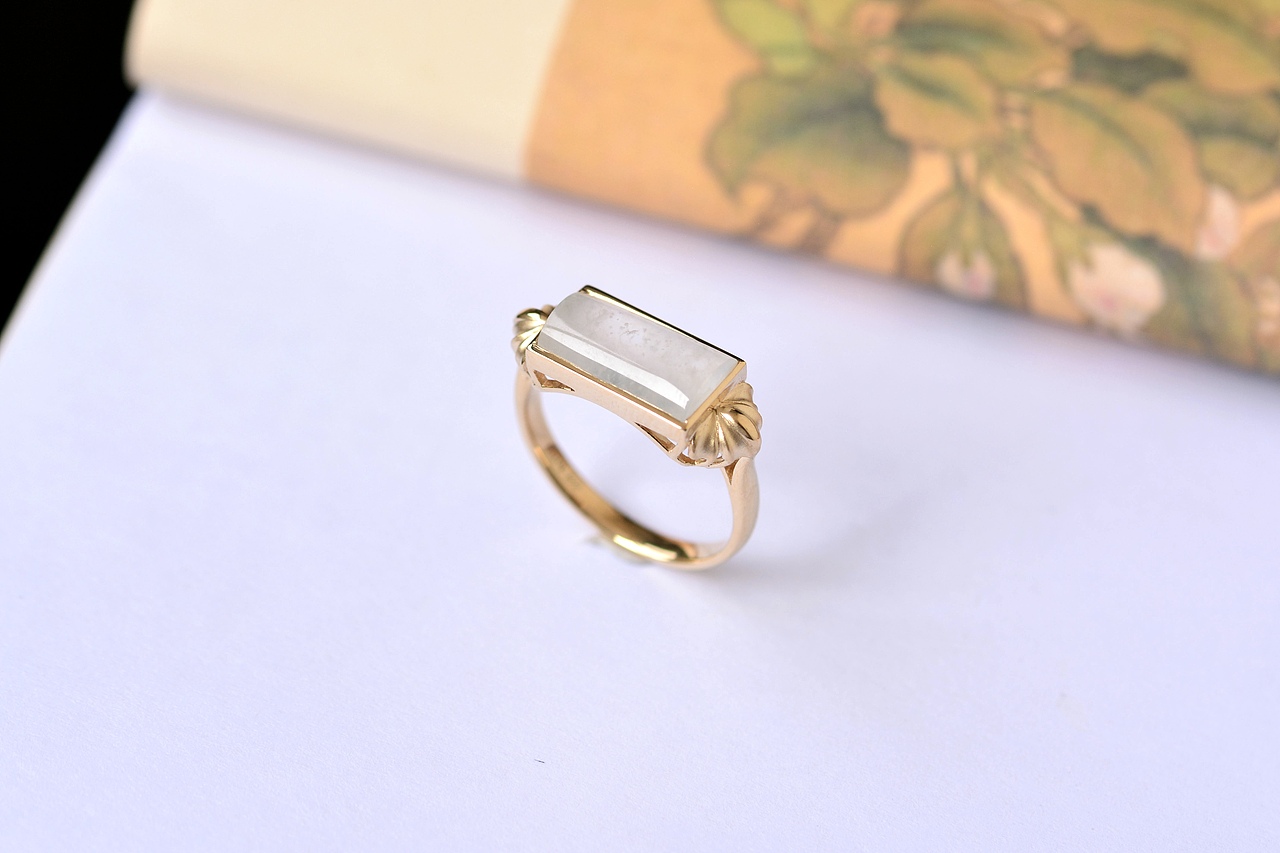 设计师作品|白冰翡翠戒指花
