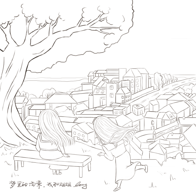 梦里的场景（图ZMjkzNTY4MTgw） - 创作习作 - 站酷设计师胖胖的酸柠檬原创素材 - 站酷ZCOOL