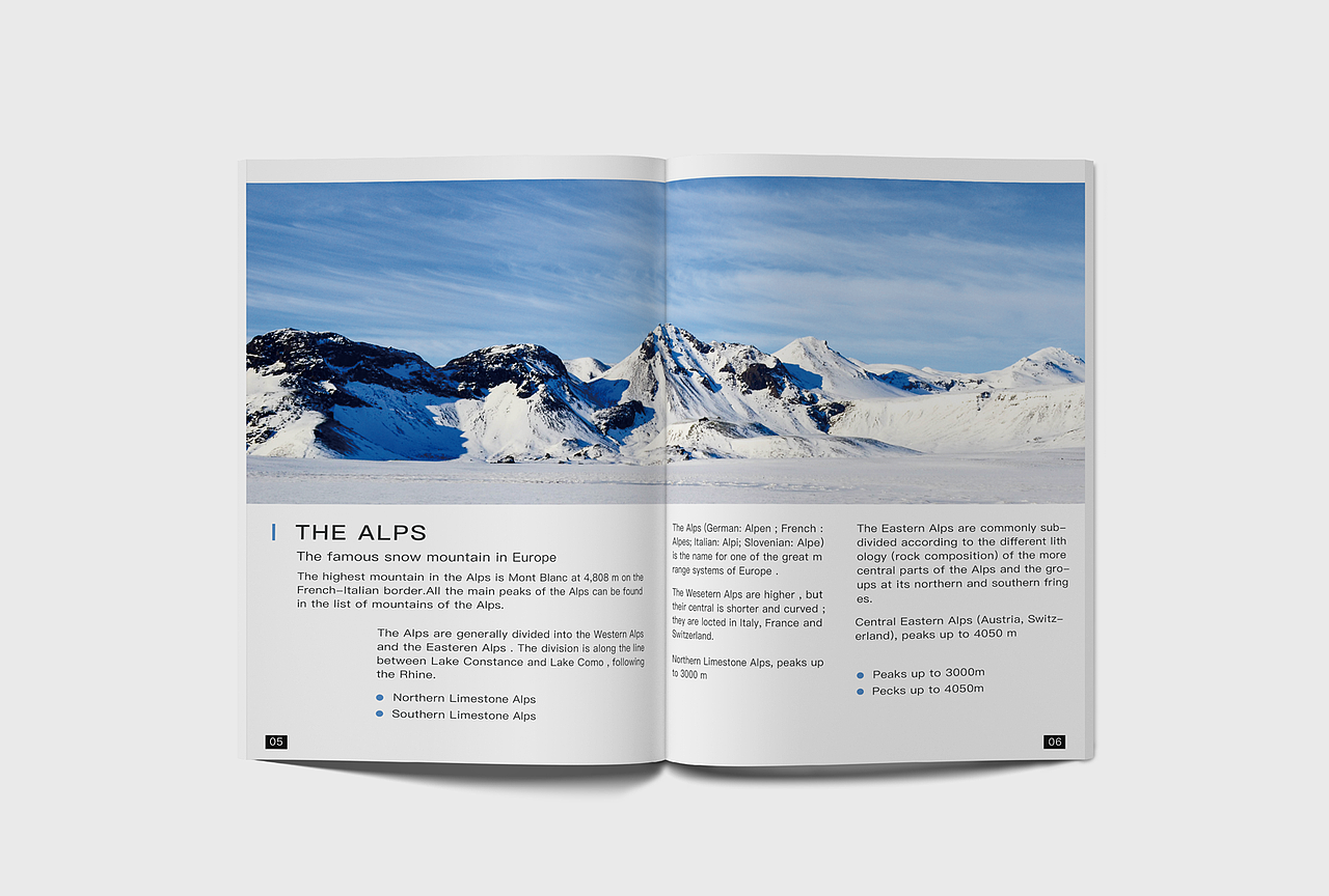 欧洲旅游宣传册