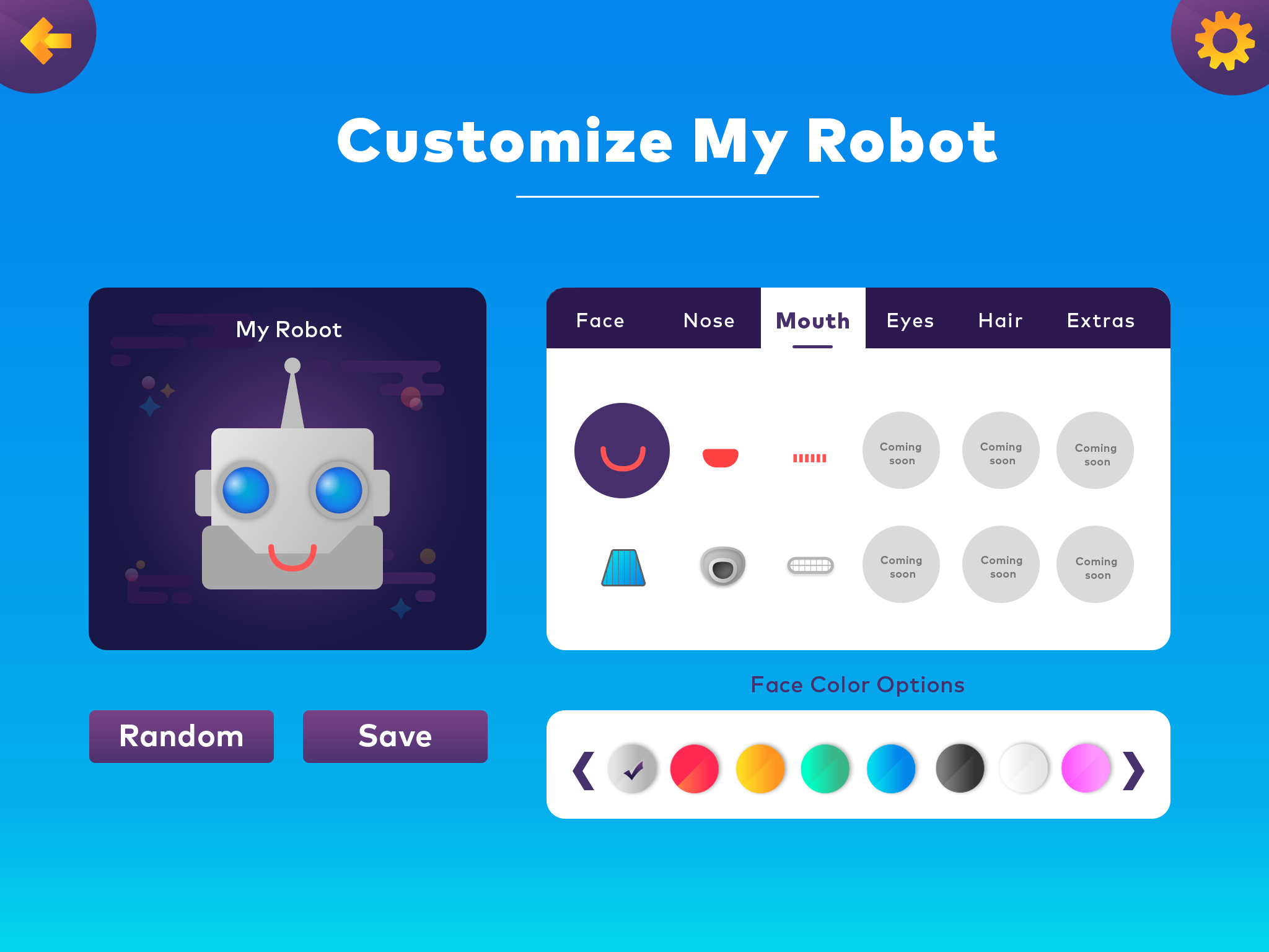 机器人人欧美市场软件ui