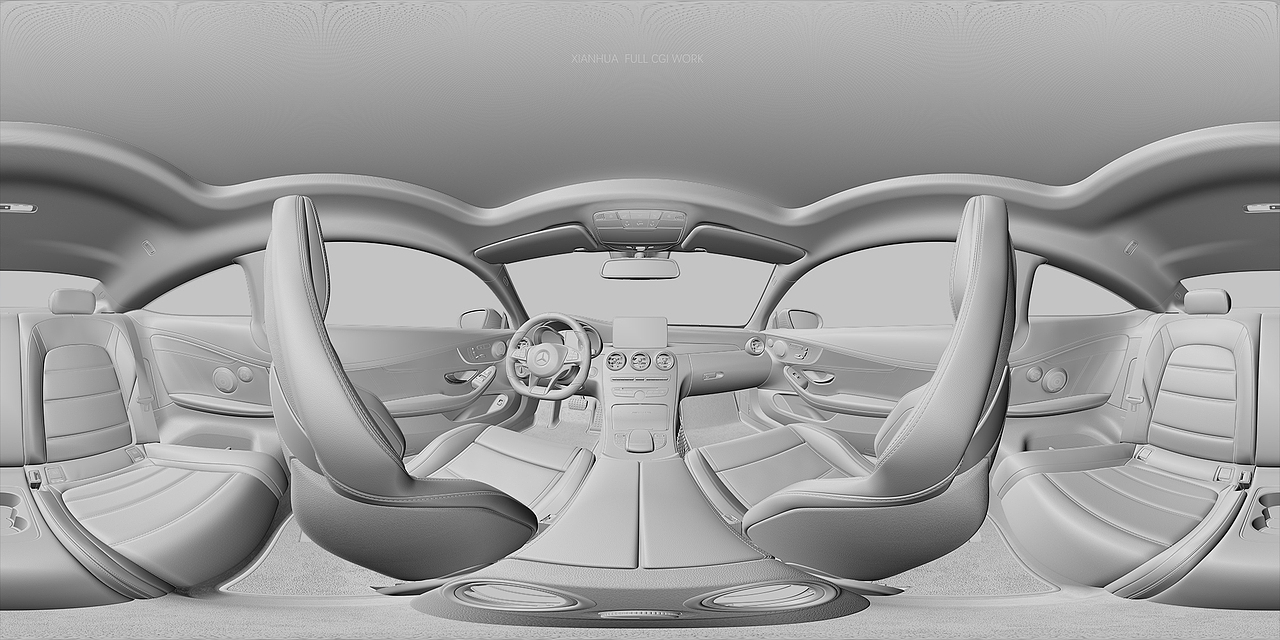 C63 S Interior Panoramic（图ZOTE0NjUyNDA=） - 机械/交通 - 站酷设计师XIANHUA原创素材 - 站酷ZCOOL