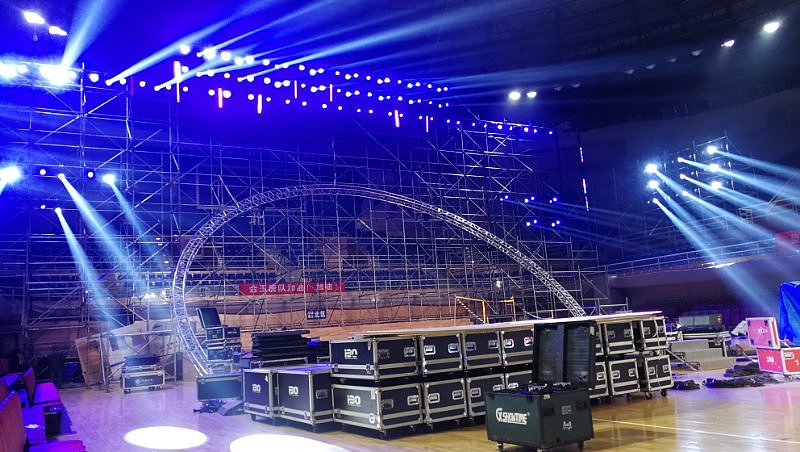 垫江2019春晚舞美造型设计搭建