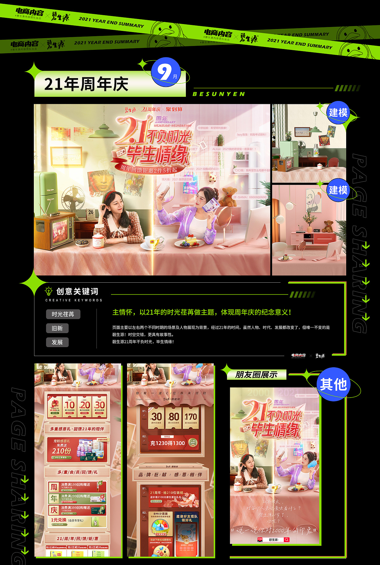 2021碧生源电商活动页面年终总结（图ZMjg1NjQxMDUy） - 电商 - 站酷设计师碧生源电商内容组原创素材 - 站酷ZCOOL