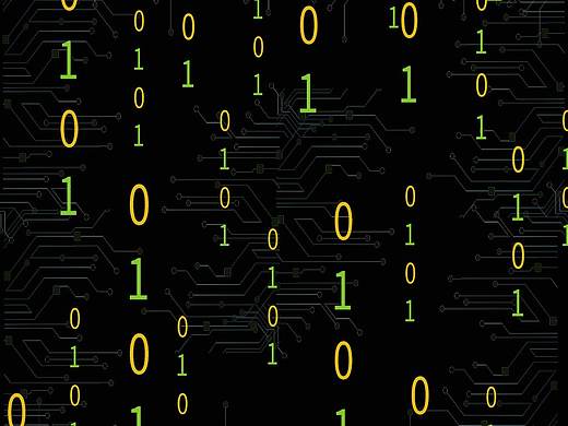 黑客帝国代码雨背景