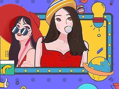 女王节微信主画面及长图