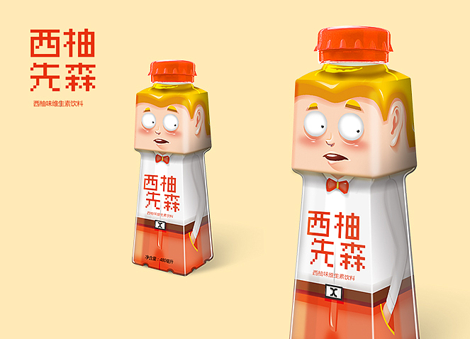 萌范儿系列 水果味饮料包装设计（图ZNDg2NjY5NDA=） - 包装 - 站酷设计师刘辉包装设计原创素材 - 站酷ZCOOL