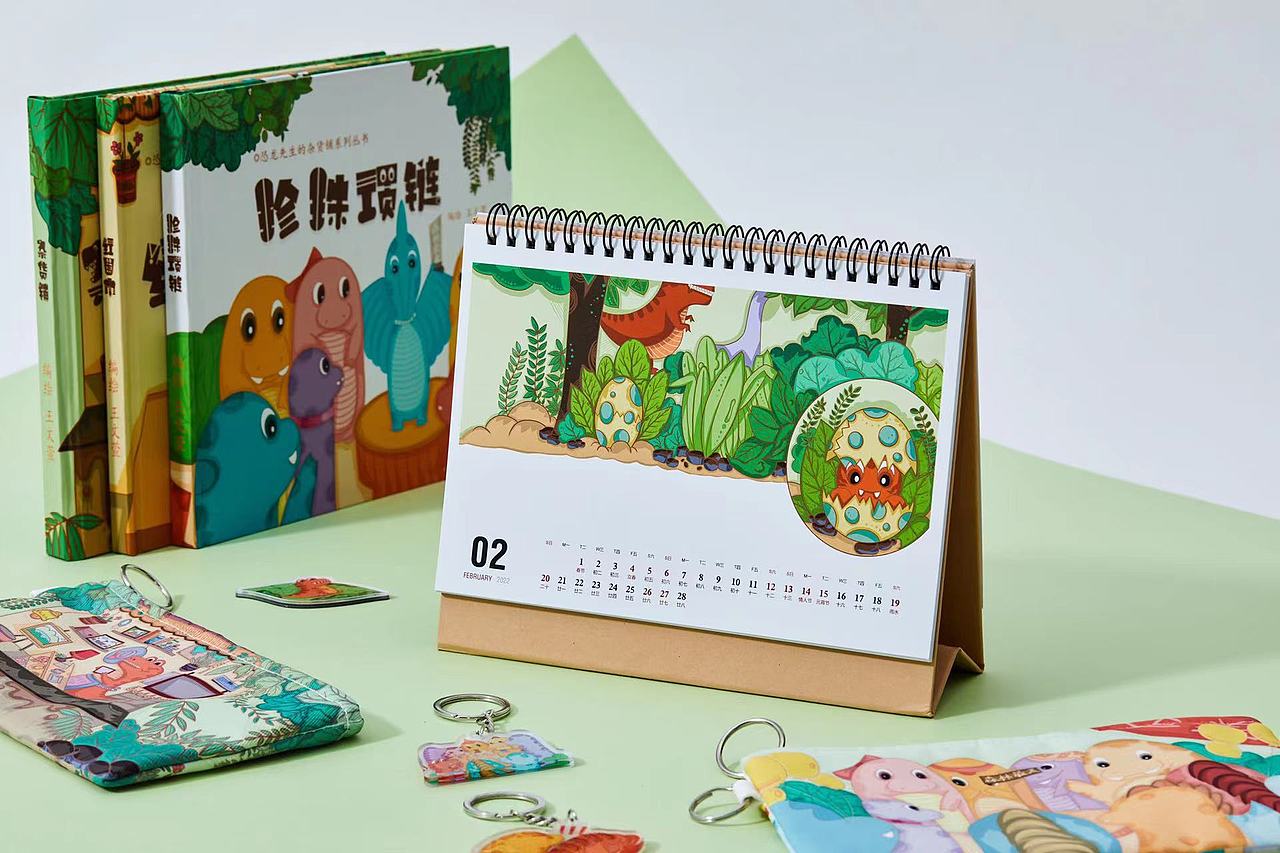 《恐龙先生的杂货铺》儿童原创系列绘本（图ZMjgwMDQ5OTY0） - 绘本 - 站酷设计师萱家小可爱原创素材 - 站酷ZCOOL