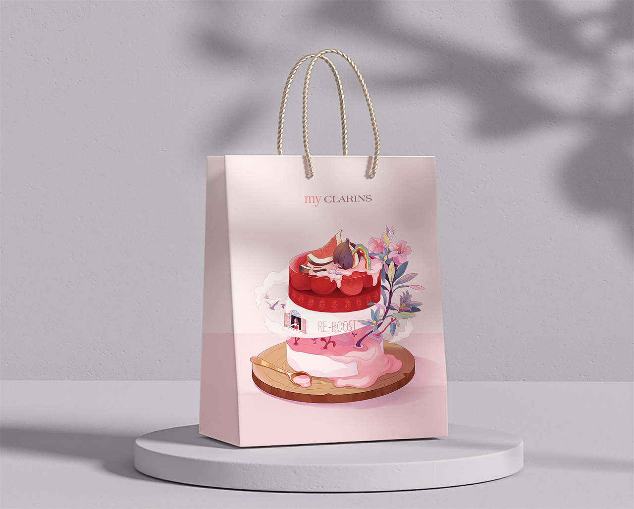 #my CLARINS 寻找天然好食肌# 甜蜜蛋糕