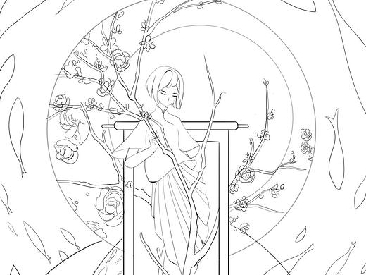 最近的一些手绘线稿练习