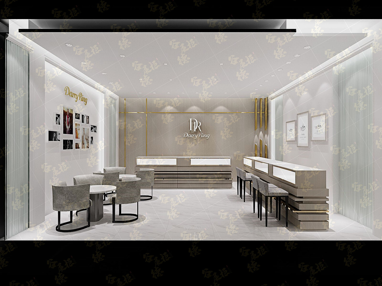 珠宝展柜|戴瑞重庆|钻石柜台|不锈钢珠宝柜台|定制柜台