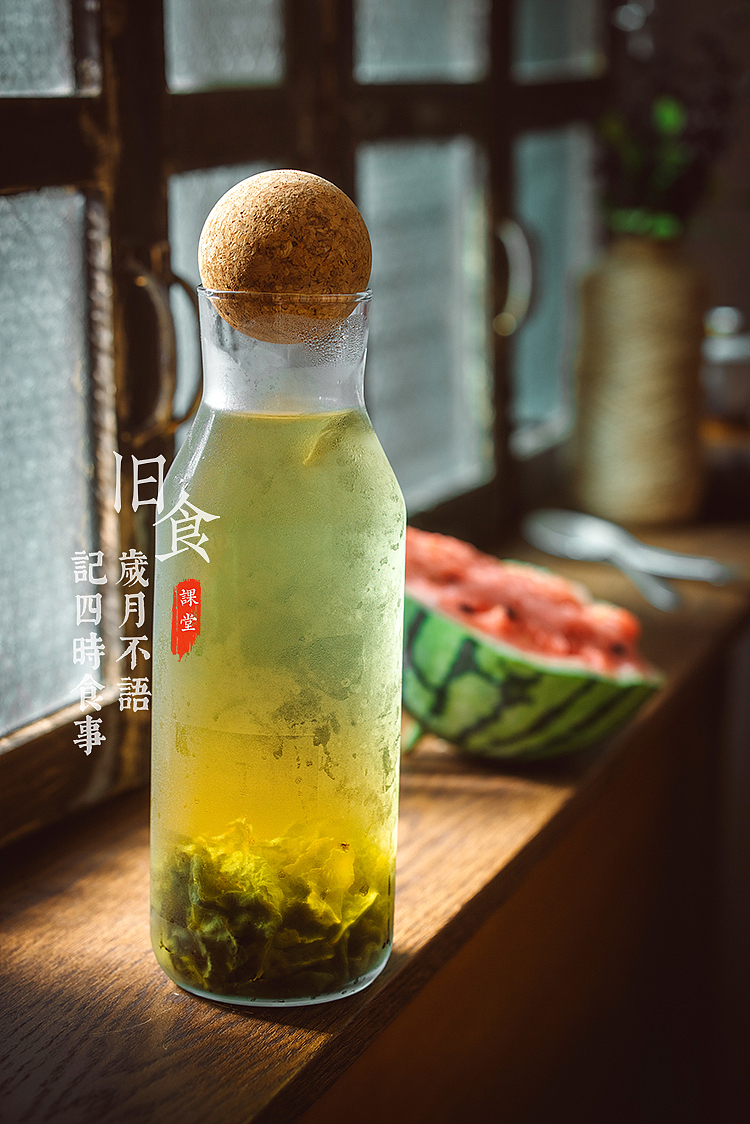 旧食｜冷泡茶与西瓜（图ZMzA5NzI2MzIw） - 美食摄影 - 站酷设计师旧食原创素材 - 站酷ZCOOL