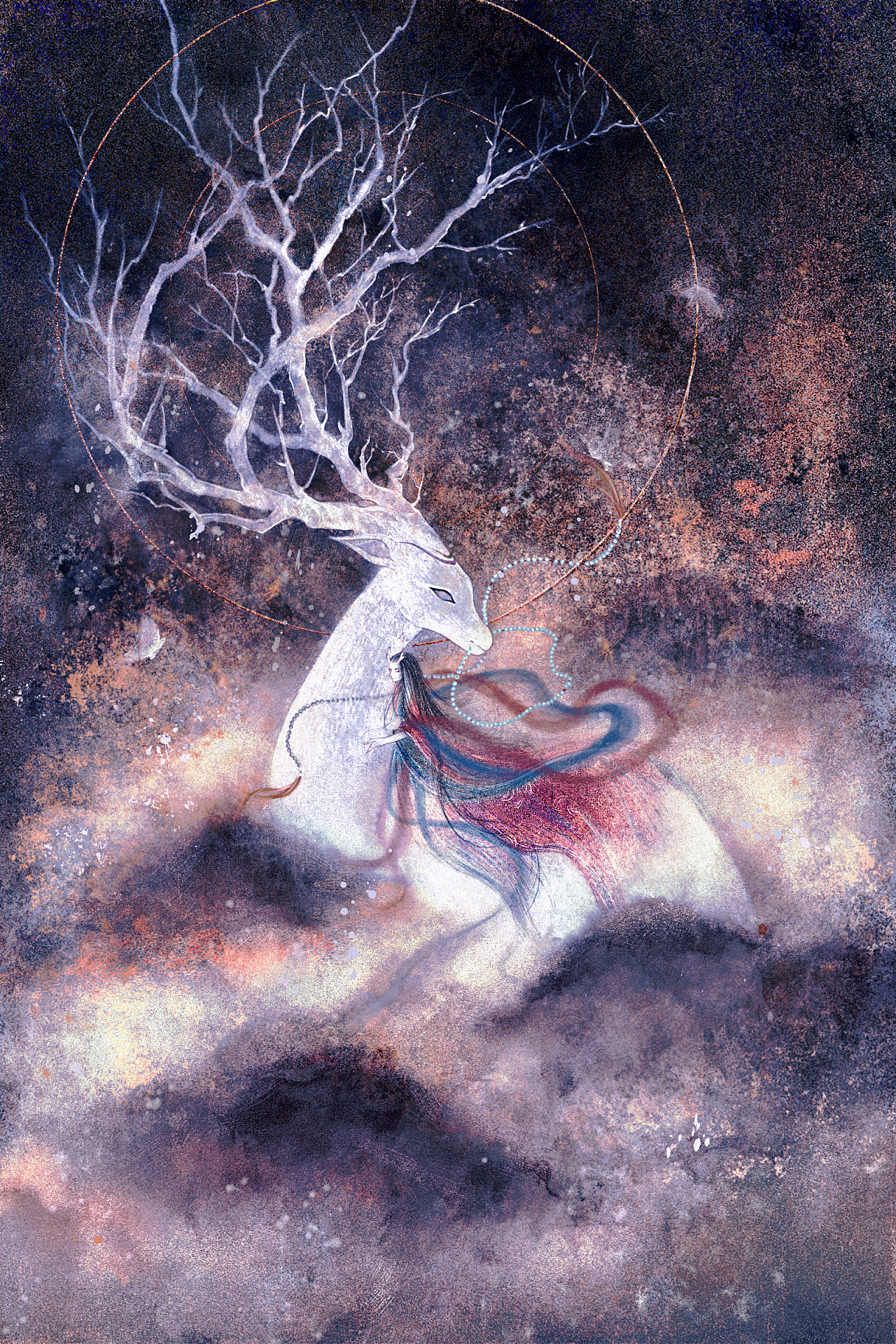 【山鹿】|插画|创作习作|岁辞 - 原创作品 - 站酷 (zcool)