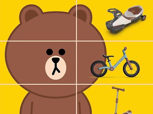 工业设计-儿童运动系列-linefriends/700kids