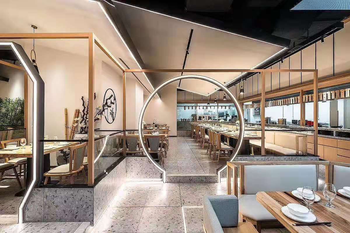 火锅店效果图（图ZMTg0MjQwNDky） - 家装设计 - 站酷设计师效果图施工图婷婷原创素材 - 站酷ZCOOL