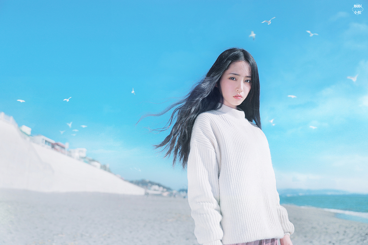 蔚蓝海域（图ZMTAyMjM3NjI0） - 人像摄影 - 站酷设计师摄影师蝈蝈小姐原创素材 - 站酷ZCOOL