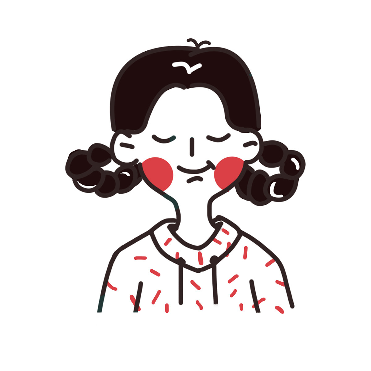 简约线条风头像