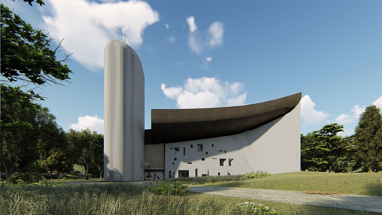 大师经典建筑系列朗香教堂