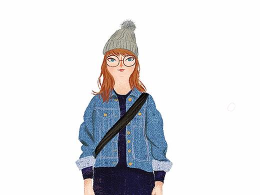 girl（个人主页-ZNDI3NjI4ODQ=） - 儿童插画 - 站酷设计师wasserwen原创素材 - 站酷ZCOOL