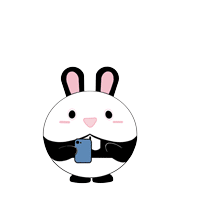 熊猫兔表情包系列  部分可以微信下载哟！