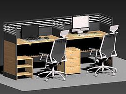 办公 柜子 老宿舍 3D效图
