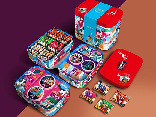 中山哥利斯三层铁罐时尚包装