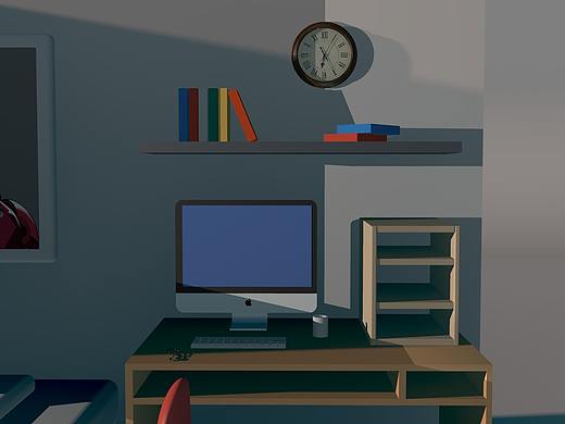 卡通房屋