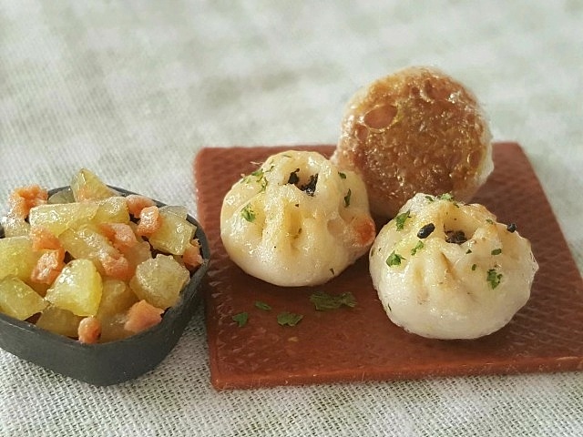 软陶制作仿真包子