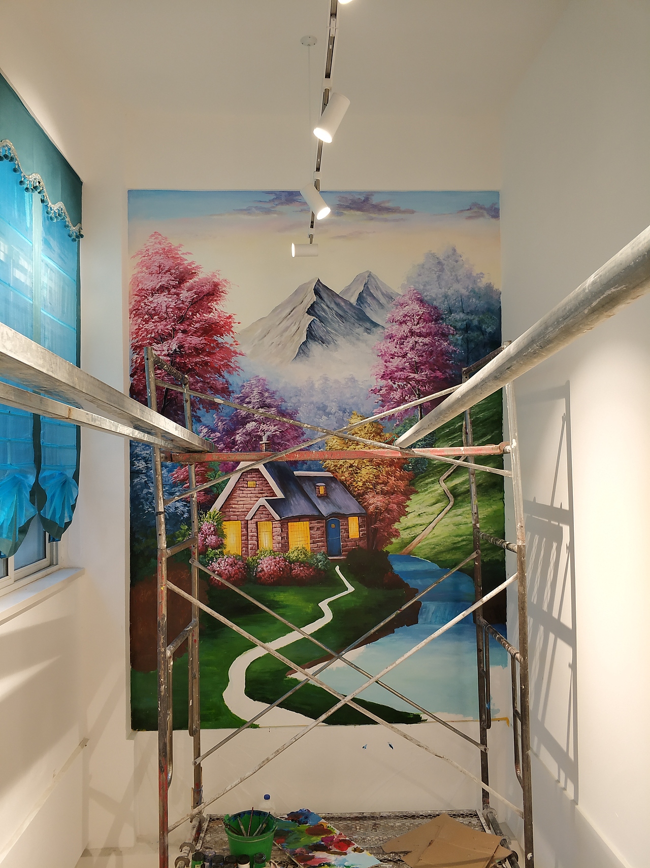 托馬斯風景。（圖ZMTQ2MzAxODI0） - 繪畫 - 站酷設(shè)計師故城清揚原創(chuàng)素材 - 站酷ZCOOL