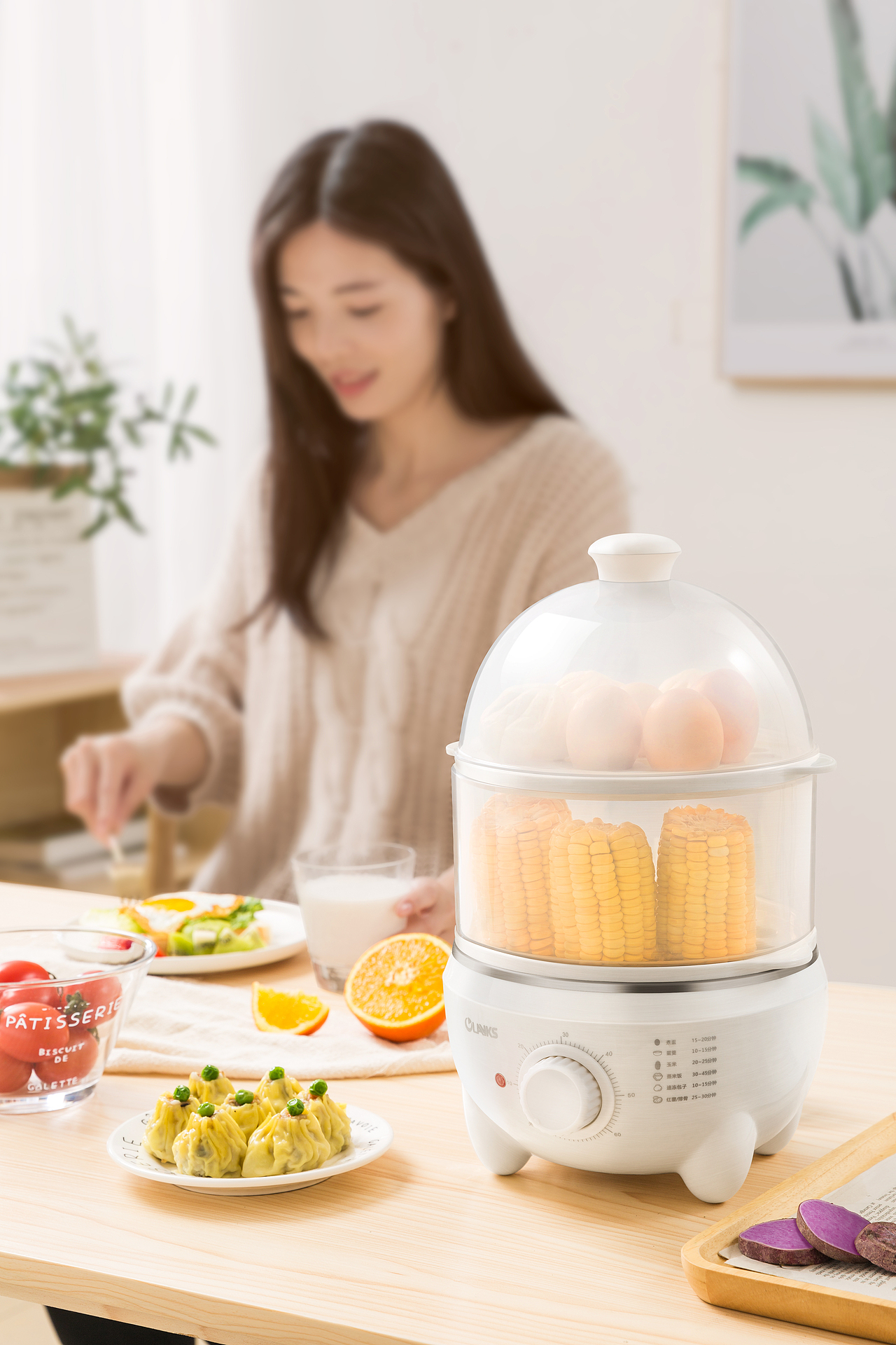 OLAYKS蒸蛋器摄影案例