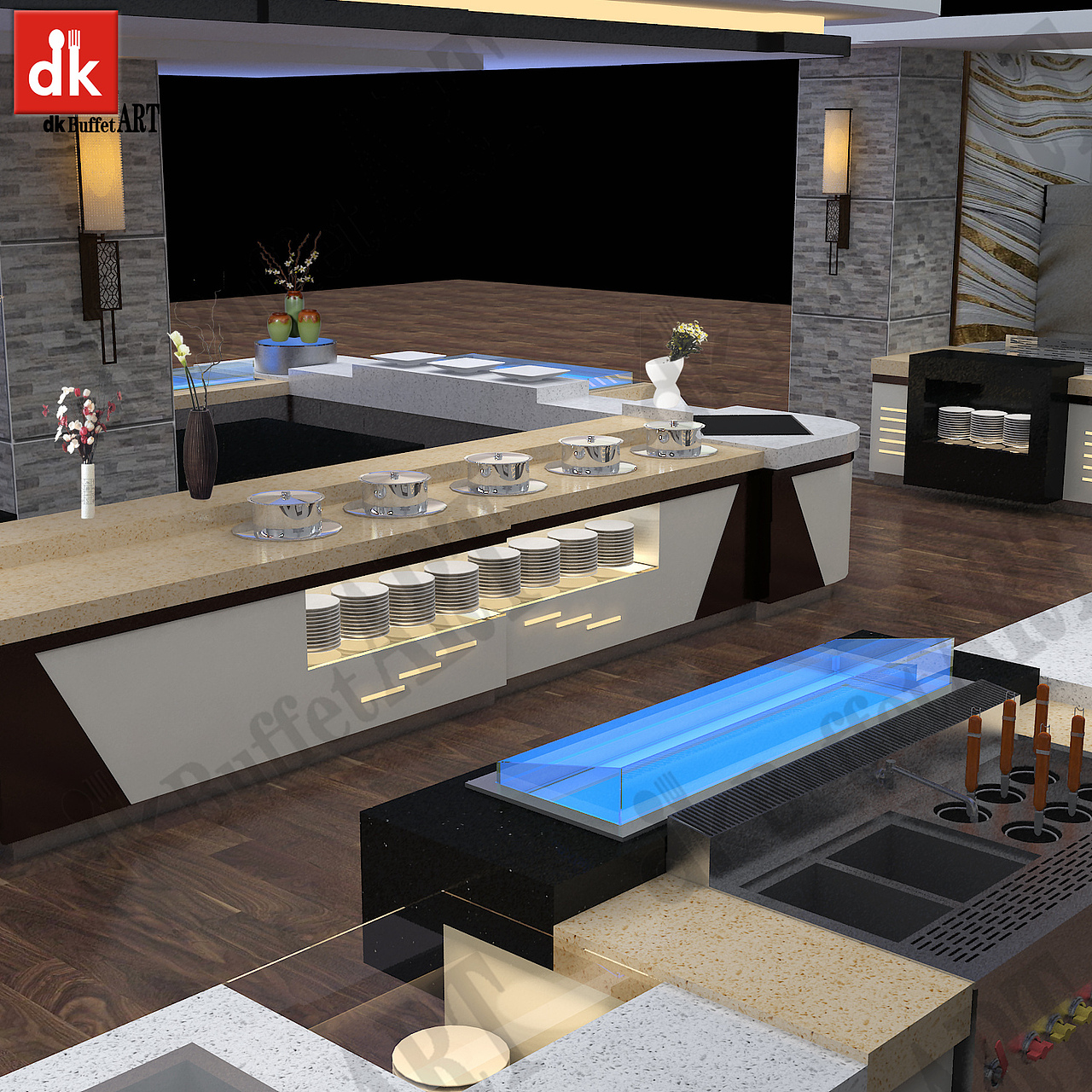 深圳迪克 自助餐台生产厂家